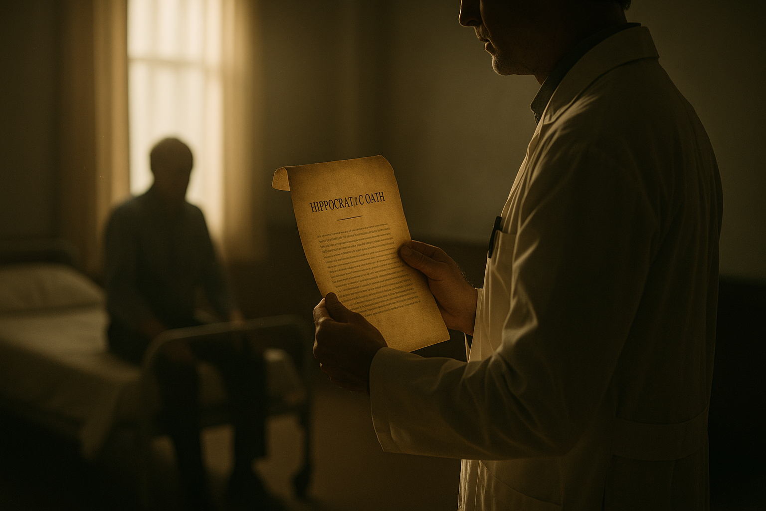 Hippocrate contre l’euthanasie : Soigner ou soi-nier ? Le dilemme éternel des médecins.