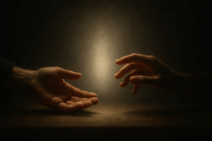 Livre ancien éclairé par une bougie, métaphore de la vérité et du mot juste dans le débat sur la mort